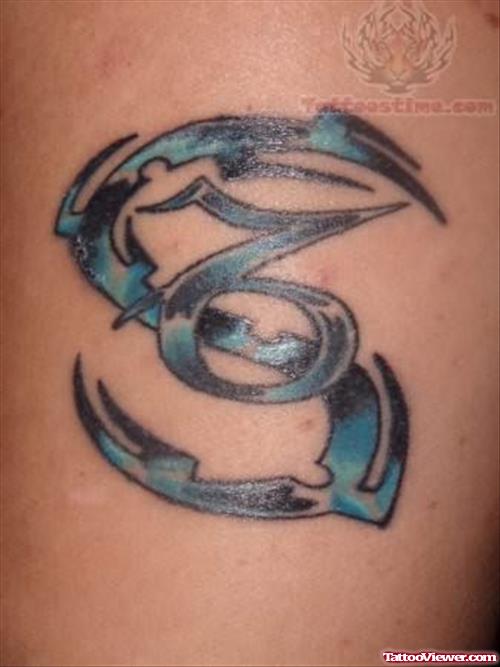 Capricorn Symbol Zodiac Tattoo