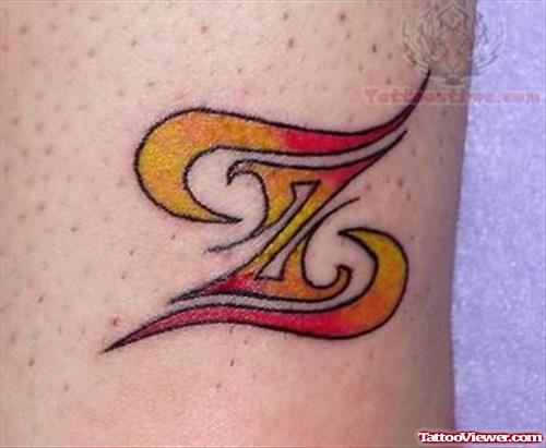 Creative Gemini Symbol Tattoo