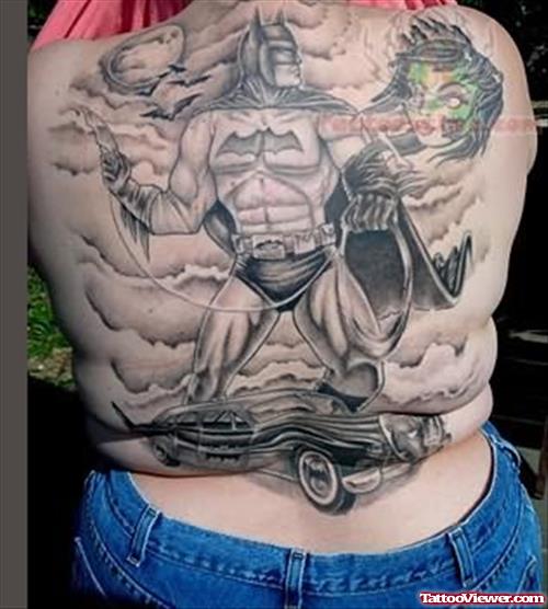 Nate Batman Zombie Tattoo