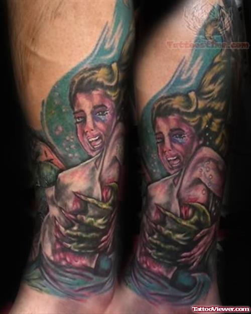 Girllagoon Zombie Tattoo