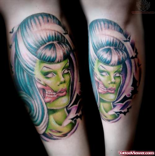 Zombie Tattoo By Tattoostime
