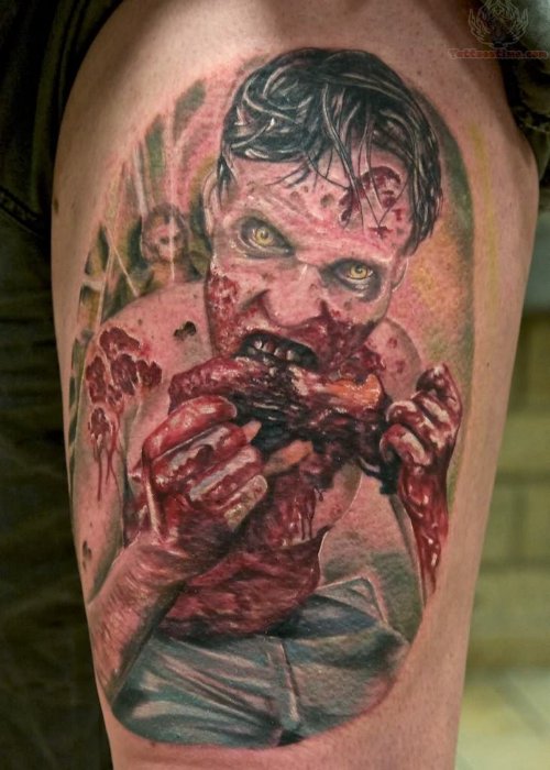 Walking Dead Zombie Tattoo